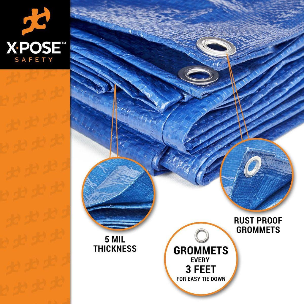 Blue Poly Tarps 10 x 15 Case of 14 C321