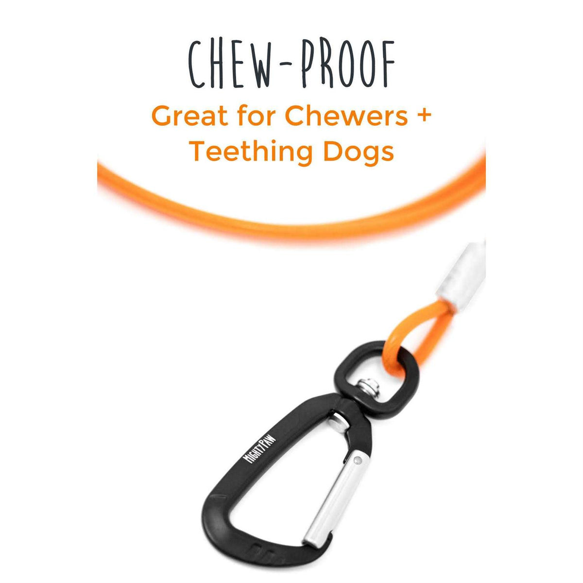 Chew Proof Dog Leash Metal Cable A310401