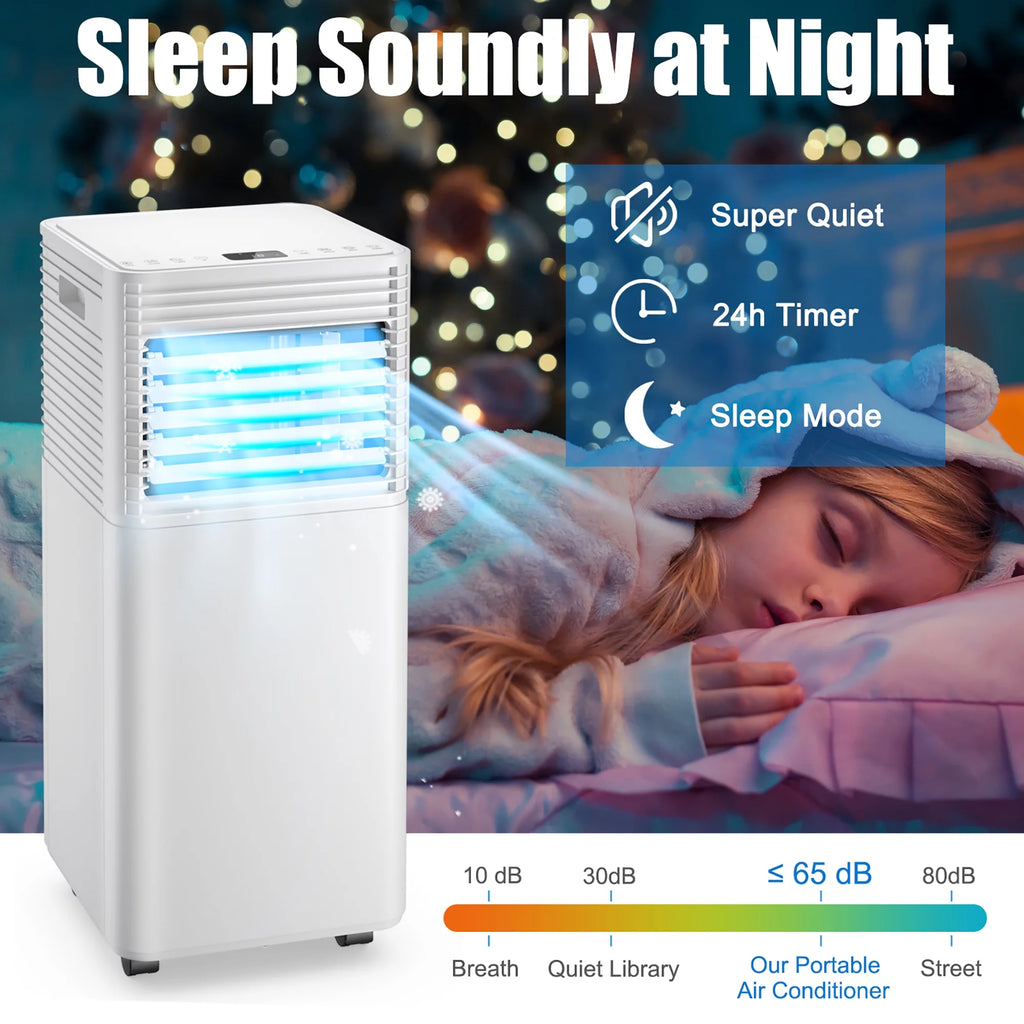 6000 BTU Portable Air Conditioner 3-in-1 Black U167909