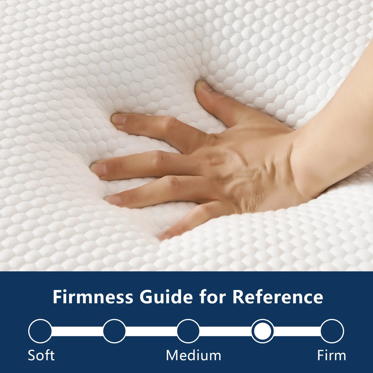 Full Size Trifold Folding Memory Foam Mattress U336429