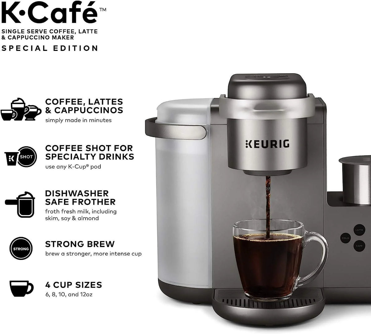 Single-Serve Coffee, Latte, and Cappuccino Maker N2433