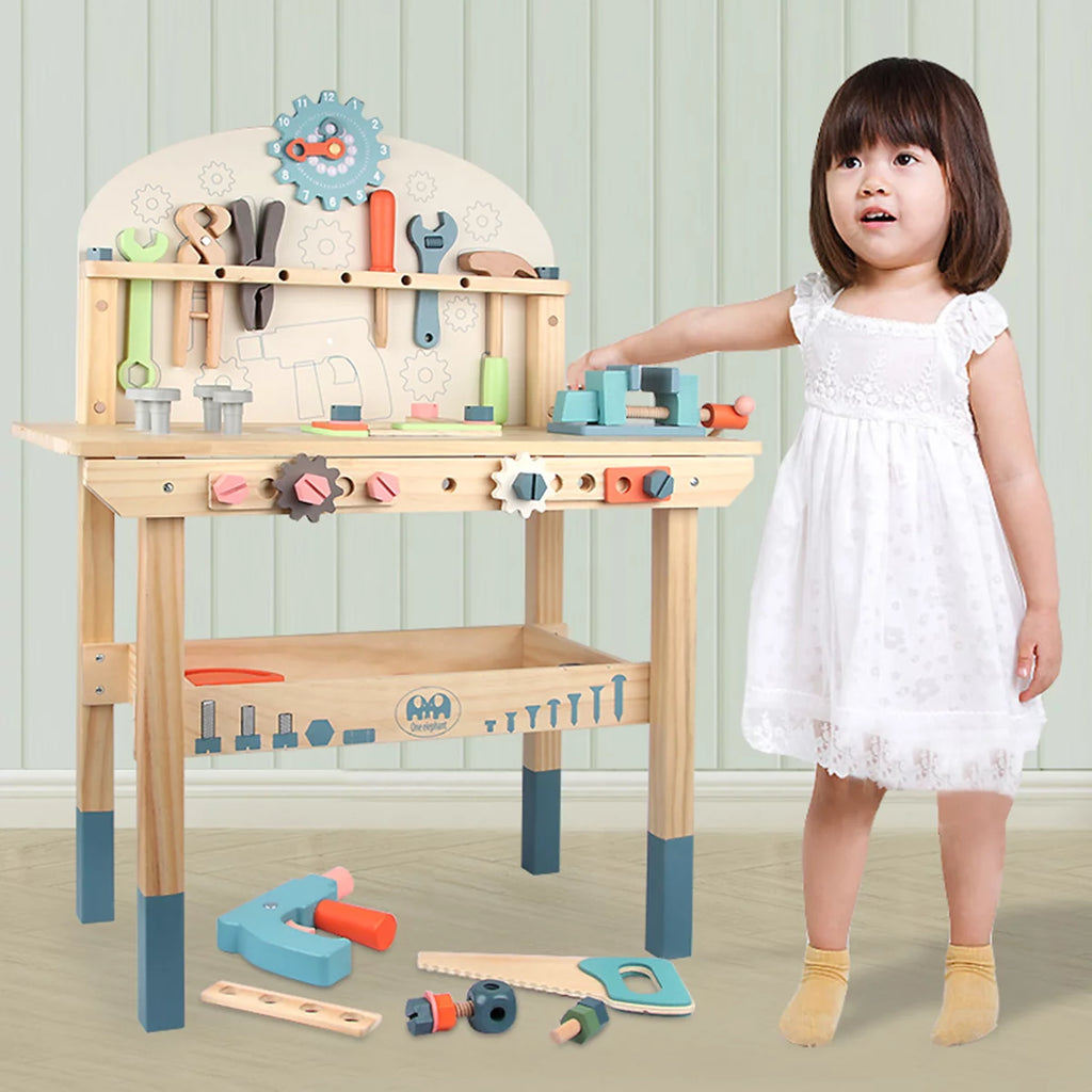Kids Wooden Tool Workbench W49588