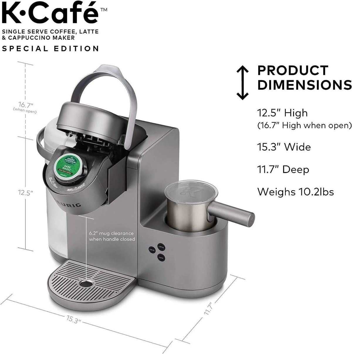 Single-Serve Coffee, Latte, and Cappuccino Maker N2433