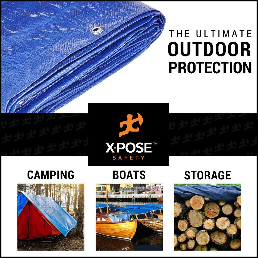Blue Poly Tarps 10 x 15 Case of 14 C321