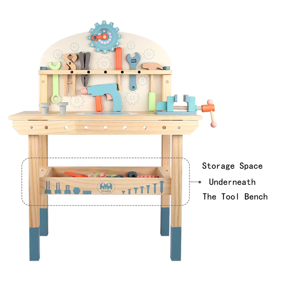 Kids Wooden Tool Workbench W49588