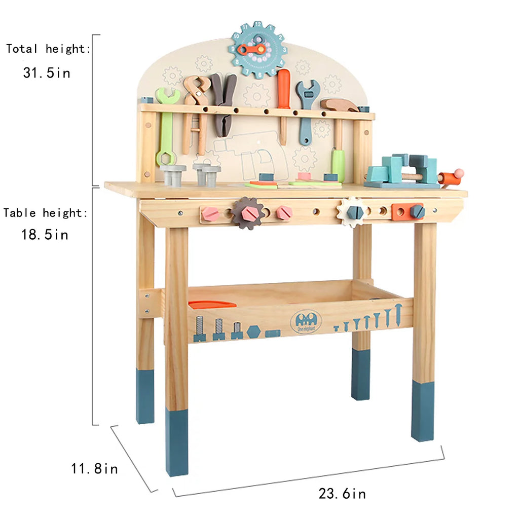 Kids Wooden Tool Workbench W49588