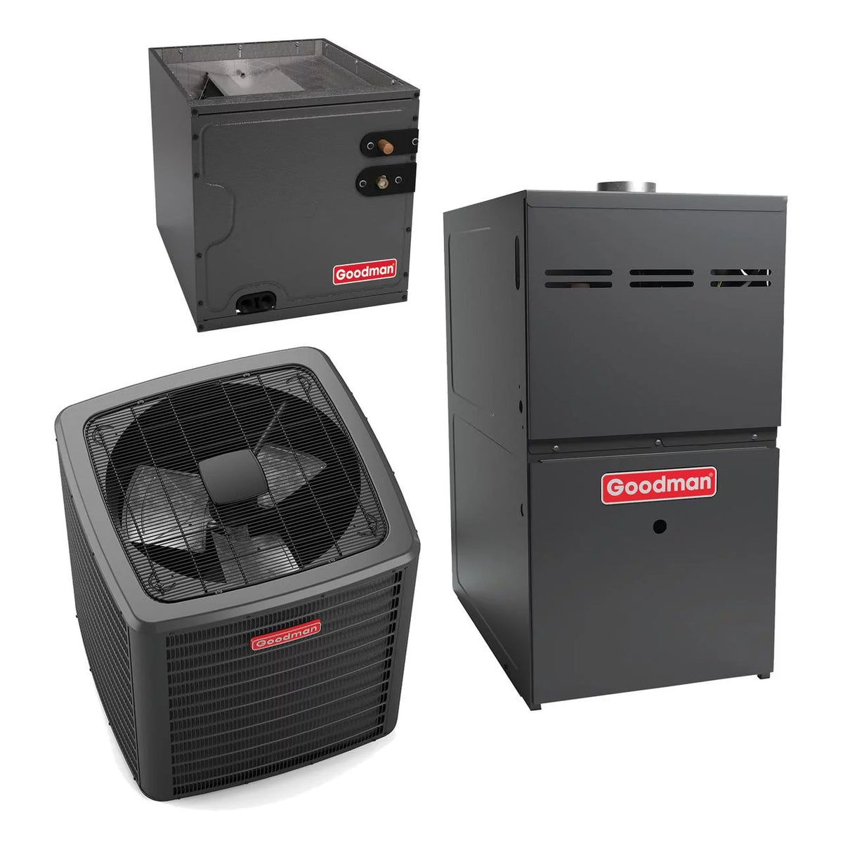 3 Ton 14.5 SEER2 80,000 Btu 80% Afue 2-Stage Gas System X8636