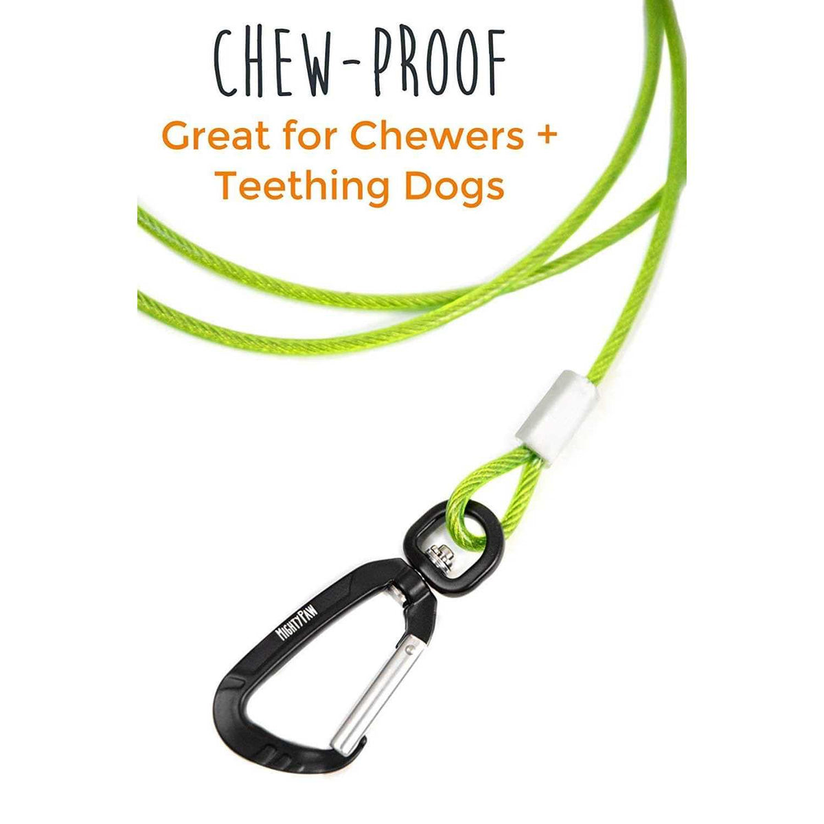Chew Proof Dog Leash Metal Cable A310401